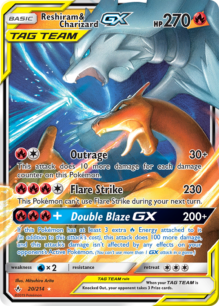 Reshiram & Charizard-GX (English)