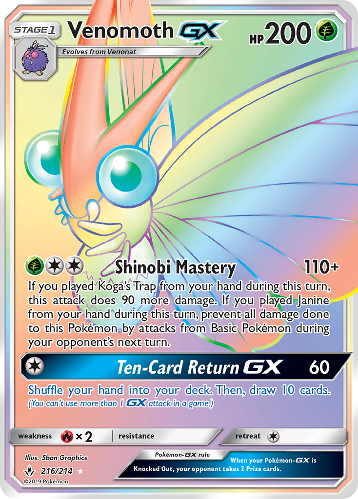 Venomoth-GX (English)