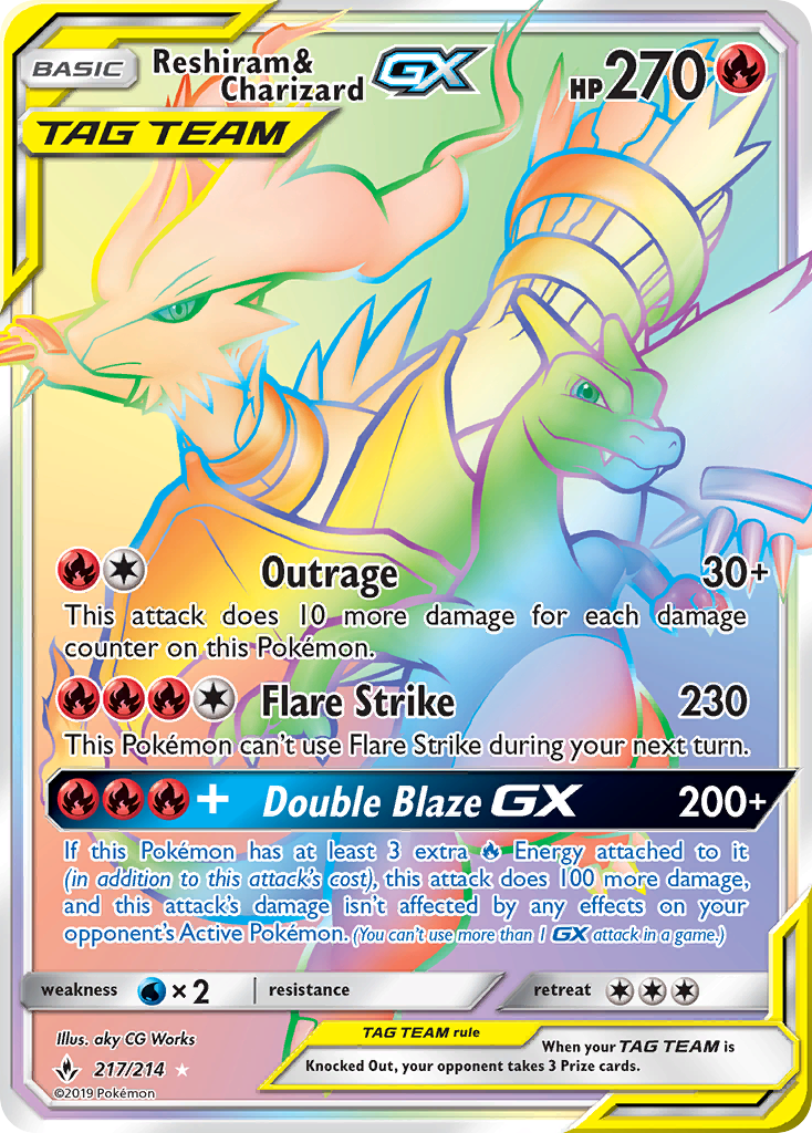 Reshiram & Charizard-GX (English)