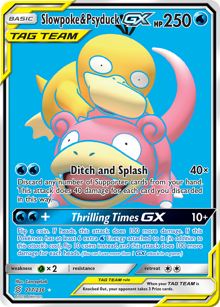 Slowpoke & Psyduck-GX (English)