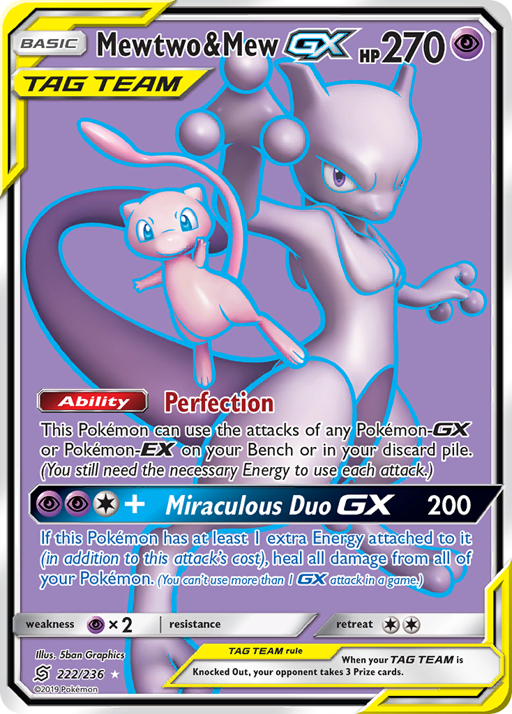 Mewtwo & Mew-GX (English)