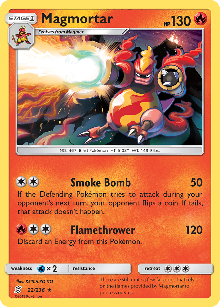 Magmortar (English)