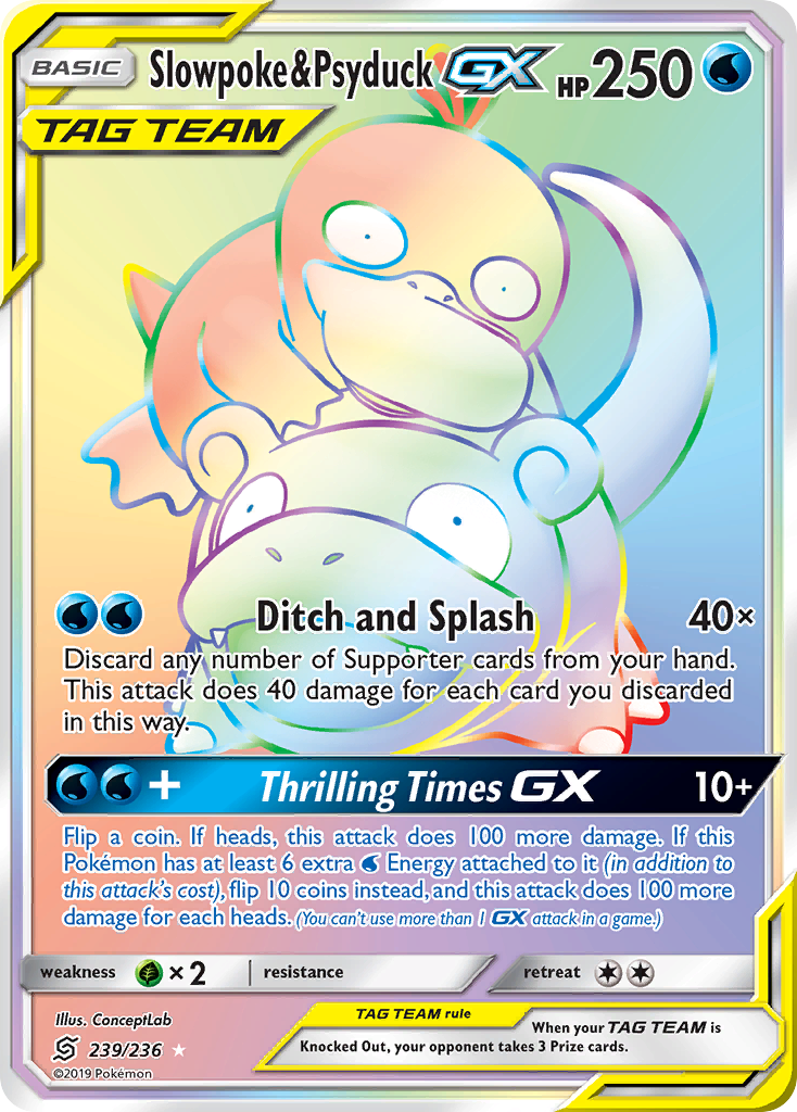 Slowpoke & Psyduck-GX (English)