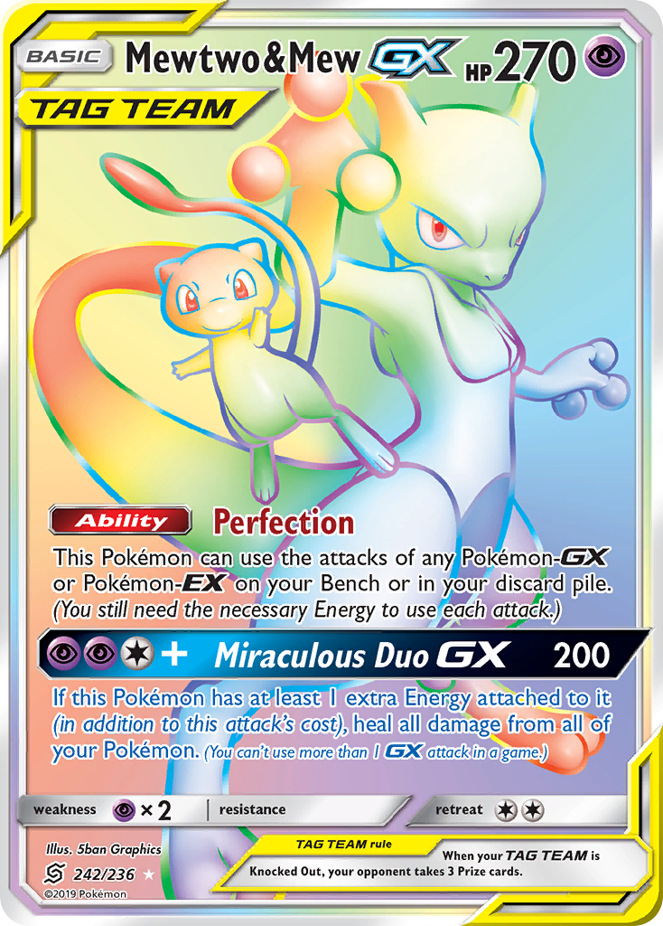 Mewtwo & Mew-GX (English)
