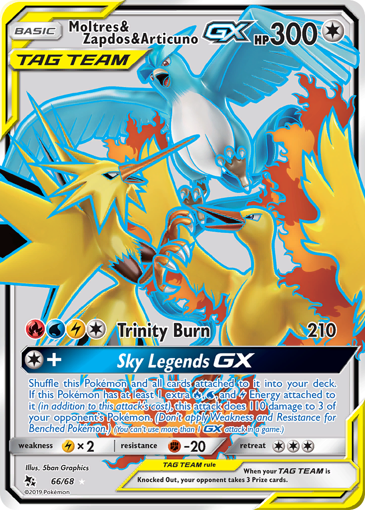 Moltres & Zapdos & Articuno-GX (English)