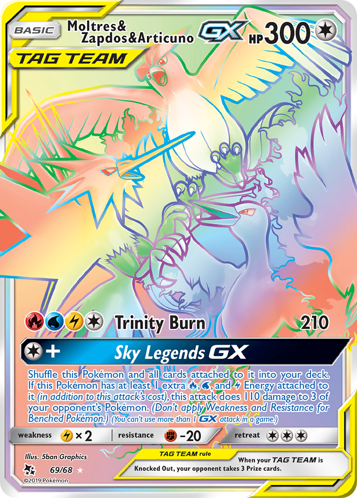 Moltres & Zapdos & Articuno-GX (English)