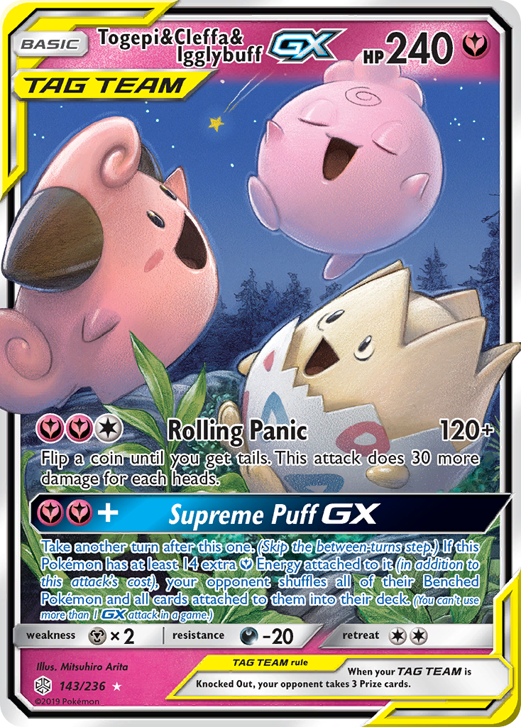 Togepi & Cleffa & Igglybuff-GX (English)