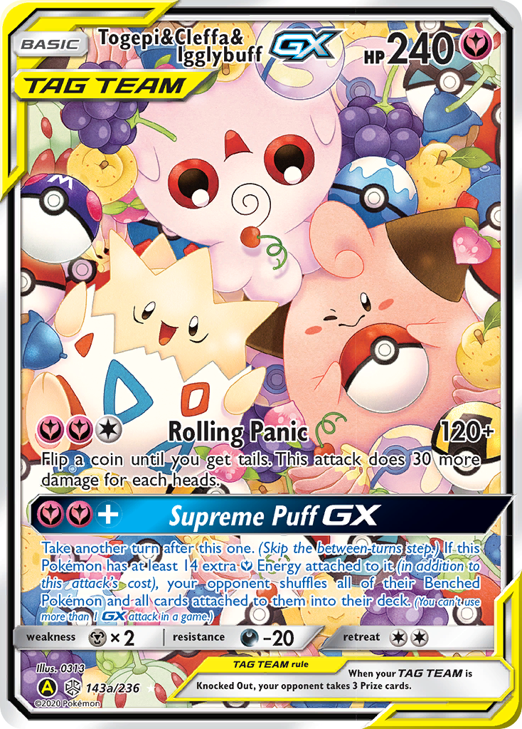 Togepi & Cleffa & Igglybuff-GX (English)