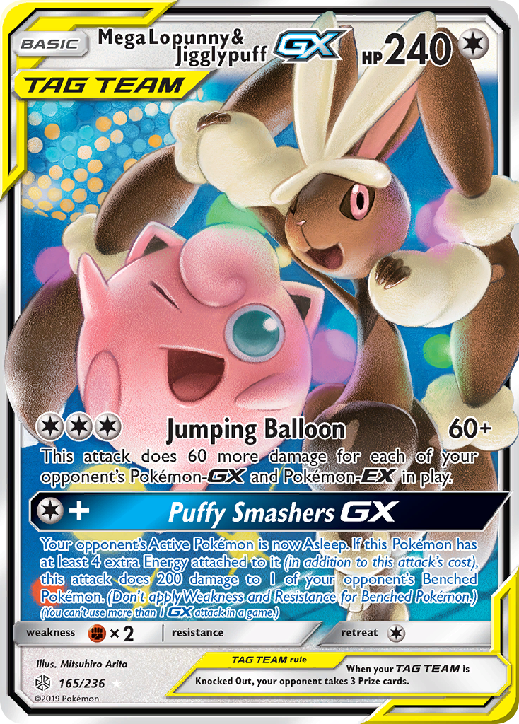 Mega Lopunny & Jigglypuff-GX (English)