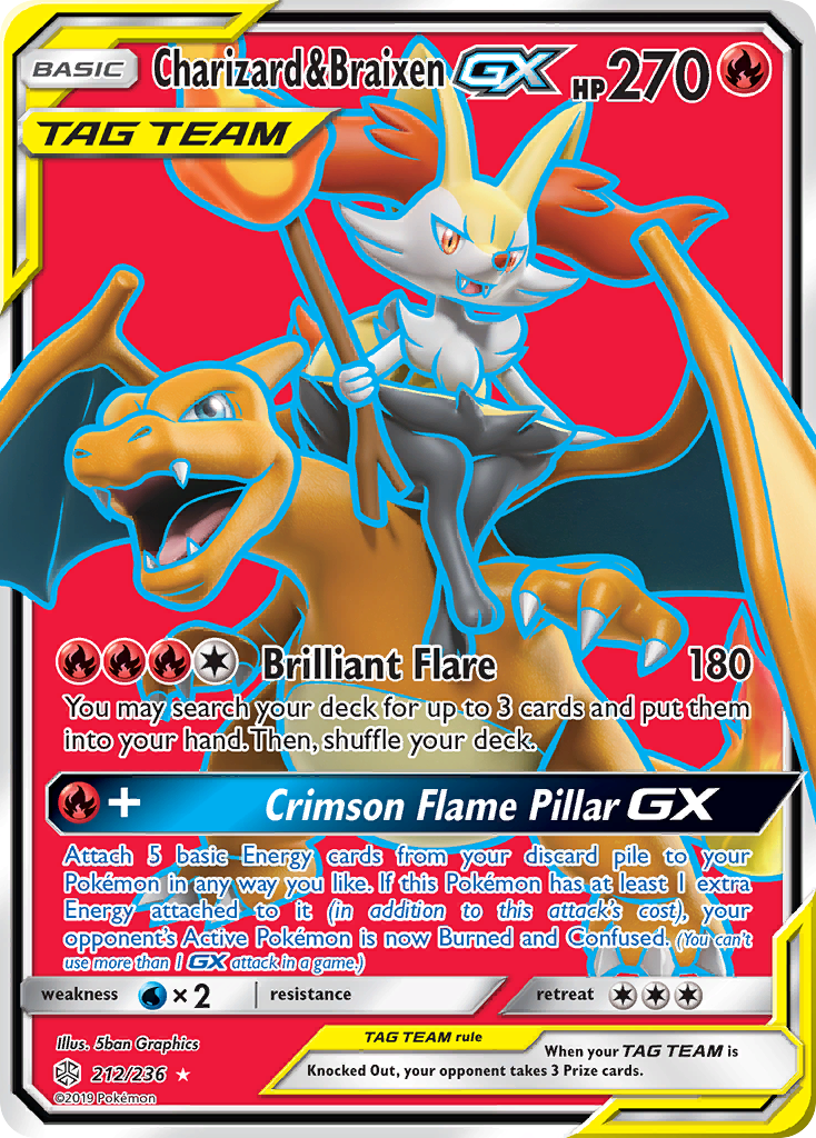 Charizard & Braixen-GX (English)
