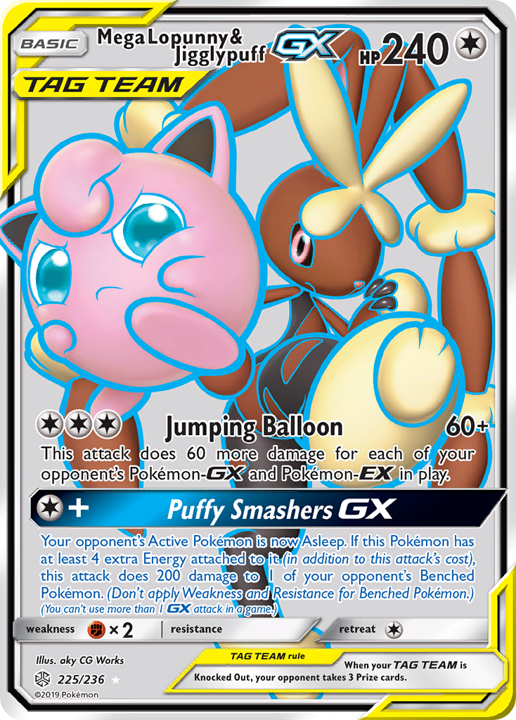 Mega Lopunny & Jigglypuff-GX (English)
