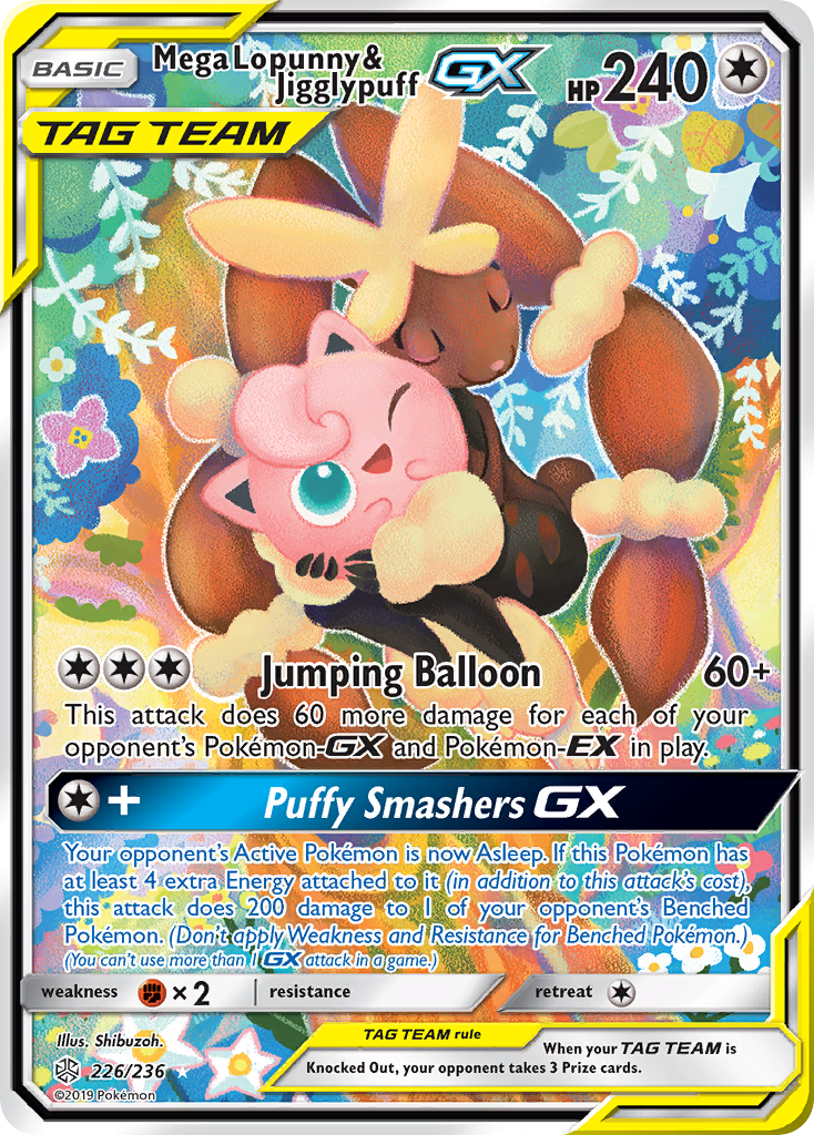 Mega Lopunny & Jigglypuff-GX (English)