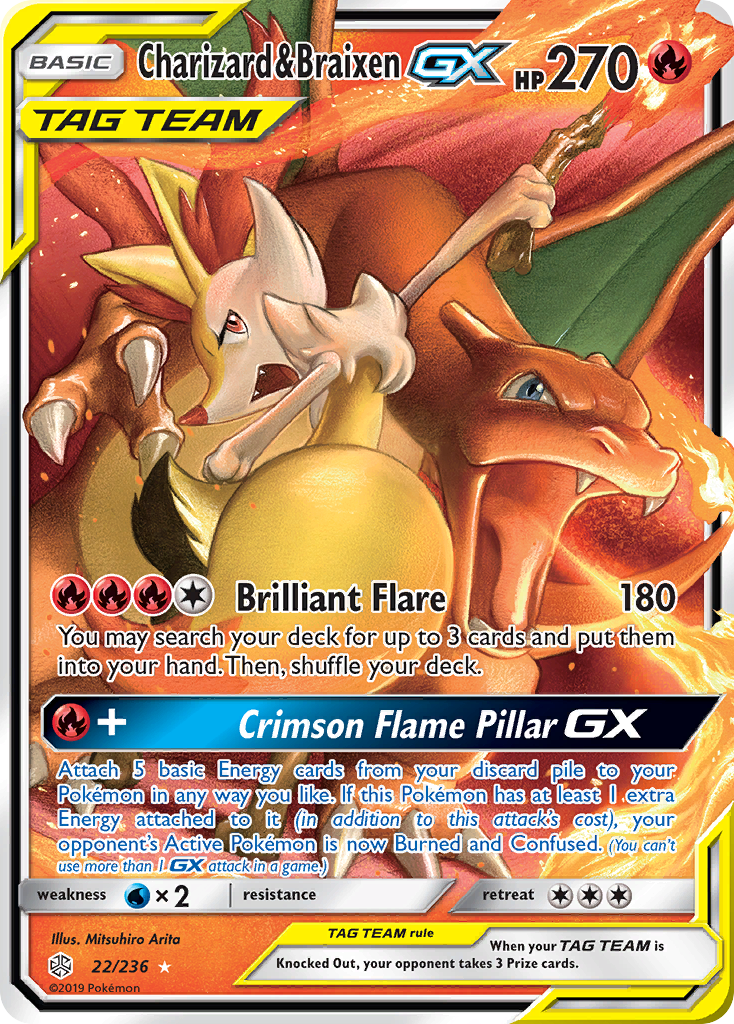 Charizard & Braixen-GX (English)