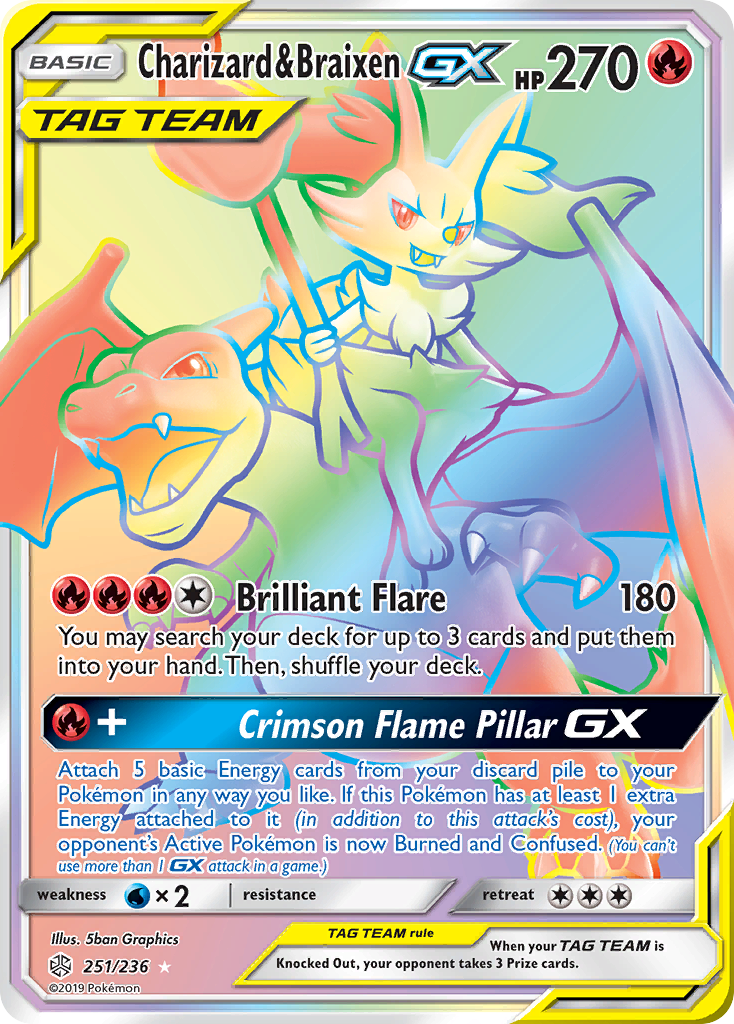 Charizard & Braixen-GX (English)