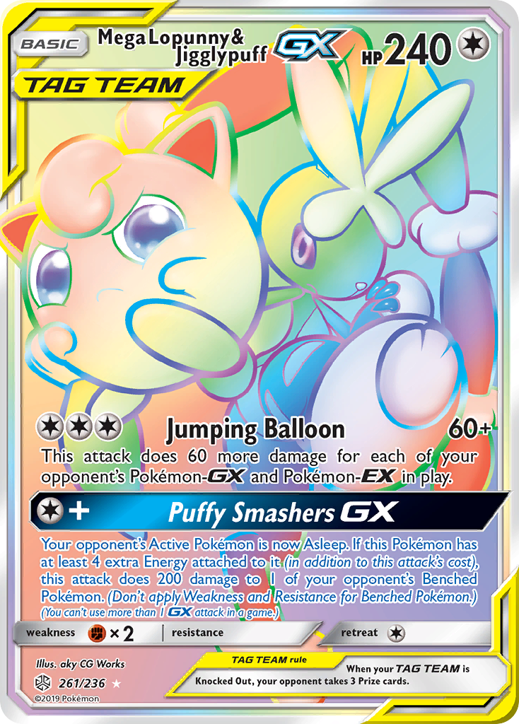 Mega Lopunny & Jigglypuff-GX (English)