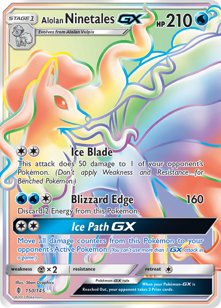 Alolan Ninetales-GX (English)