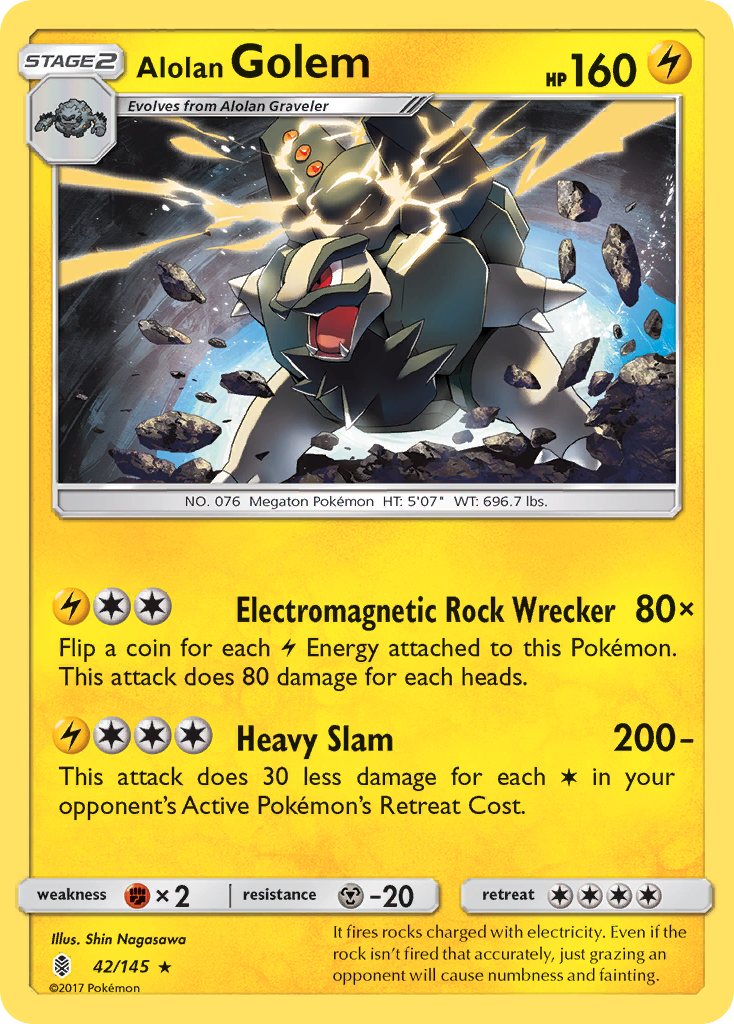 Alolan Golem (English)