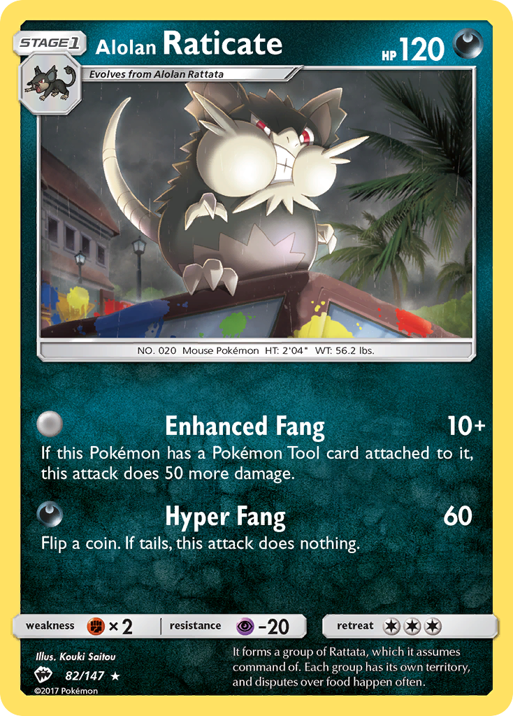 Alolan Raticate (English)