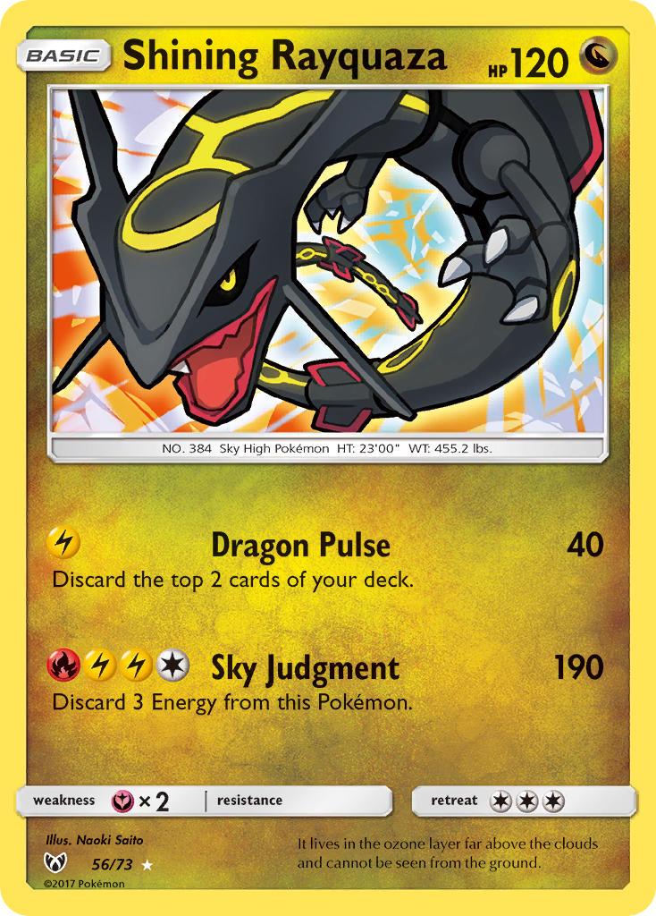 Shining Rayquaza (English)