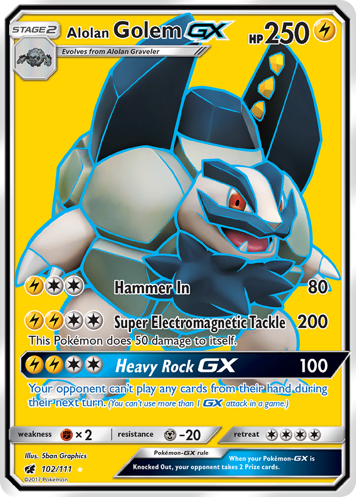 Alolan Golem-GX (English)