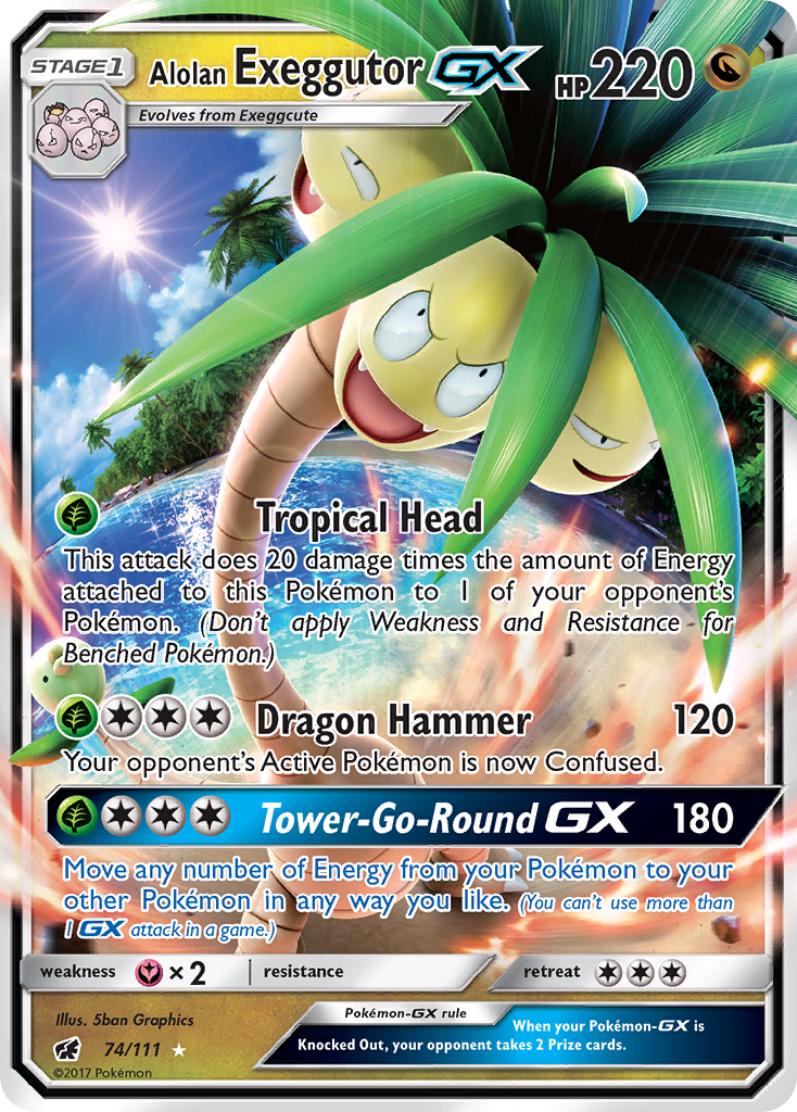 Alolan Exeggutor-GX (English)