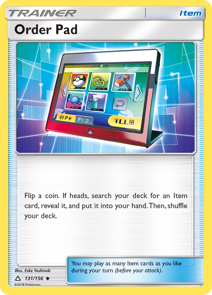 Order Pad (English)
