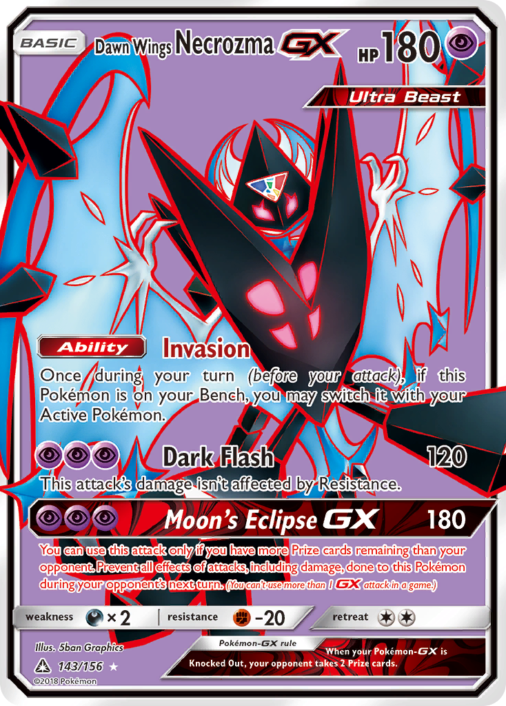 Dawn Wings Necrozma-GX (English)