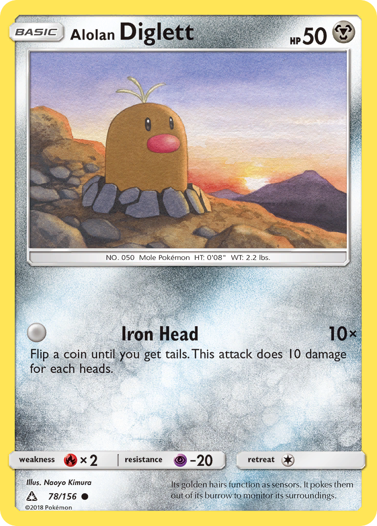 Alolan Diglett (English)