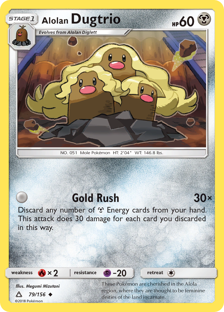 Alolan Dugtrio (English)