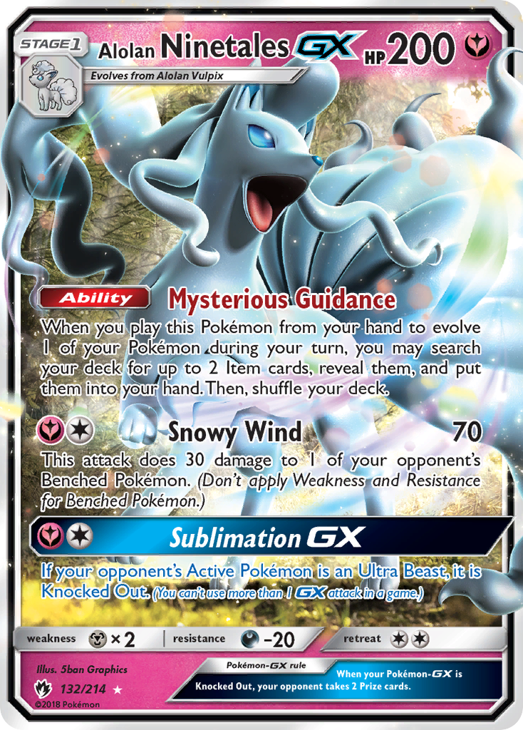 Alolan Ninetales-GX (English)