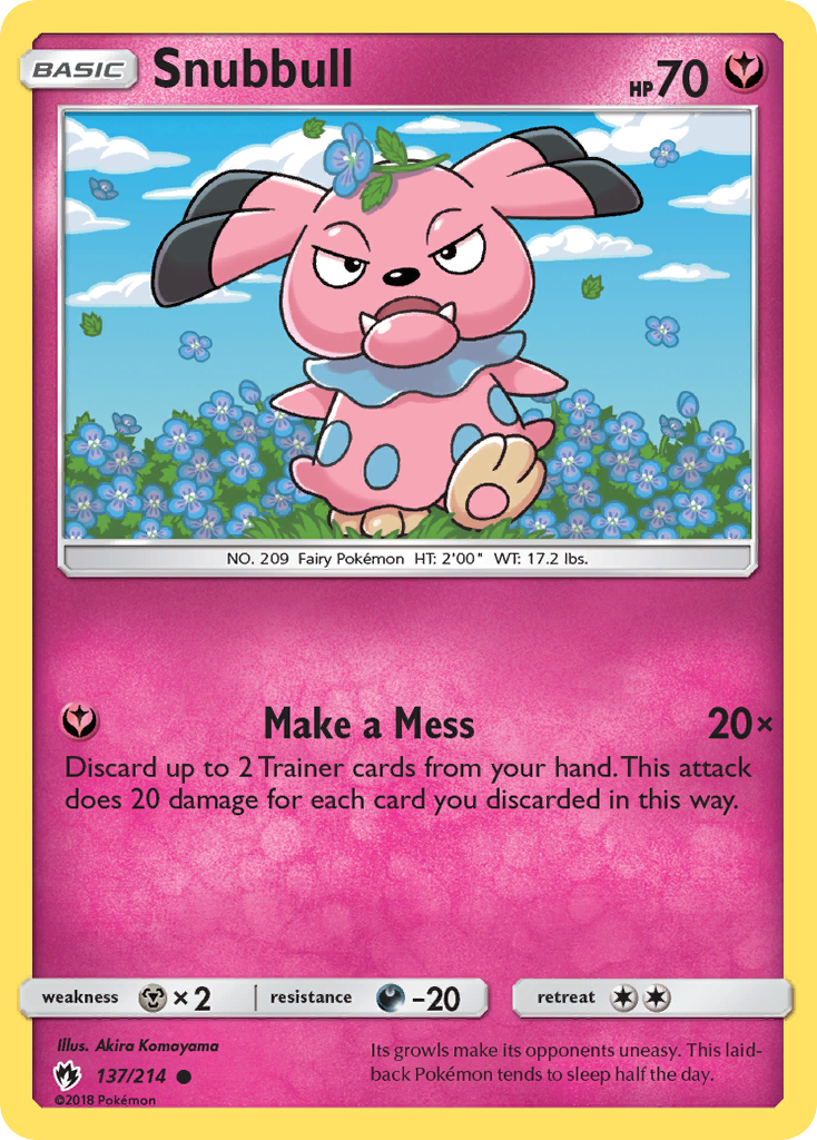 Snubbull (English)