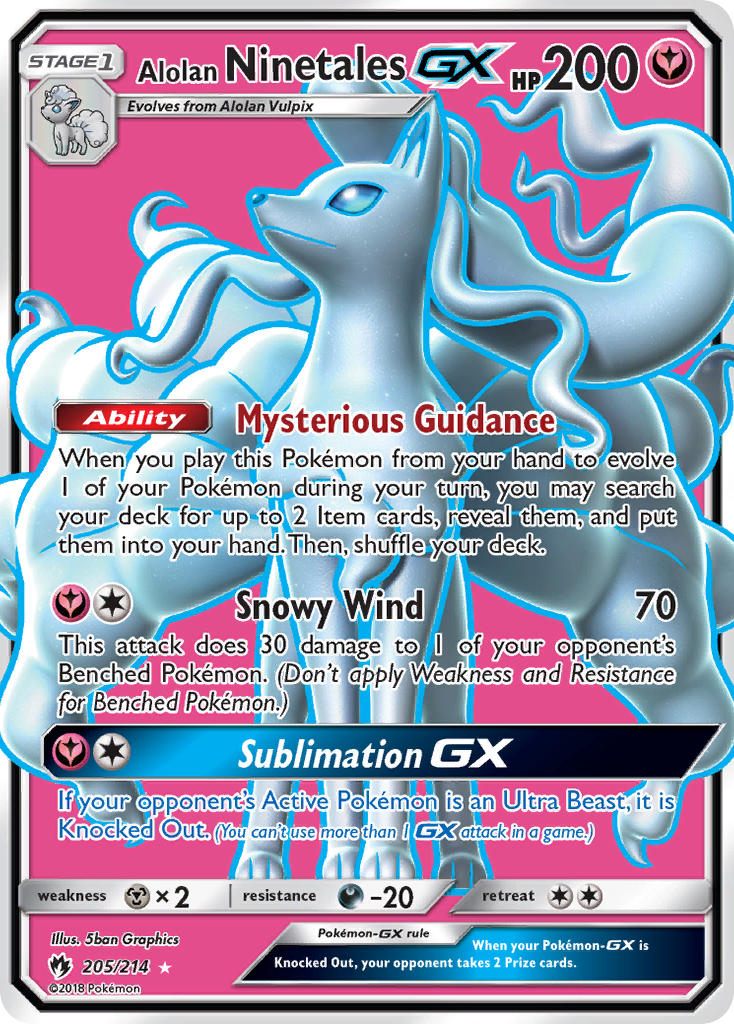 Alolan Ninetales-GX (English)