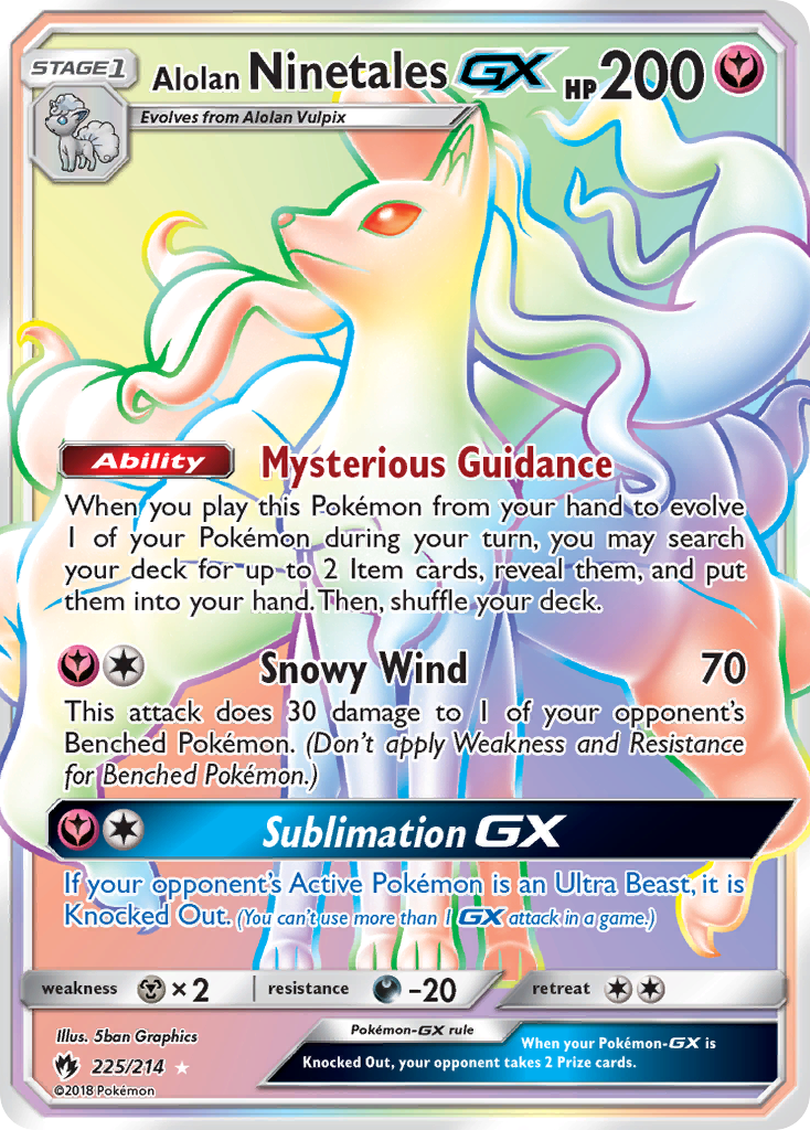 Alolan Ninetales-GX (English)