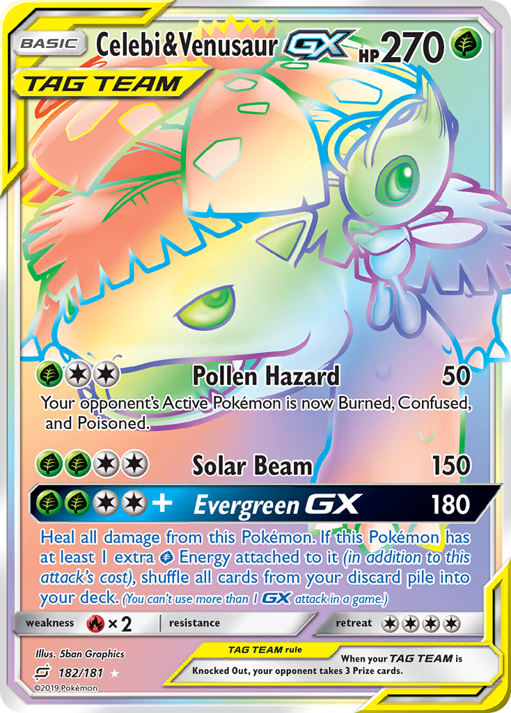 Celebi & Venusaur-GX (English)