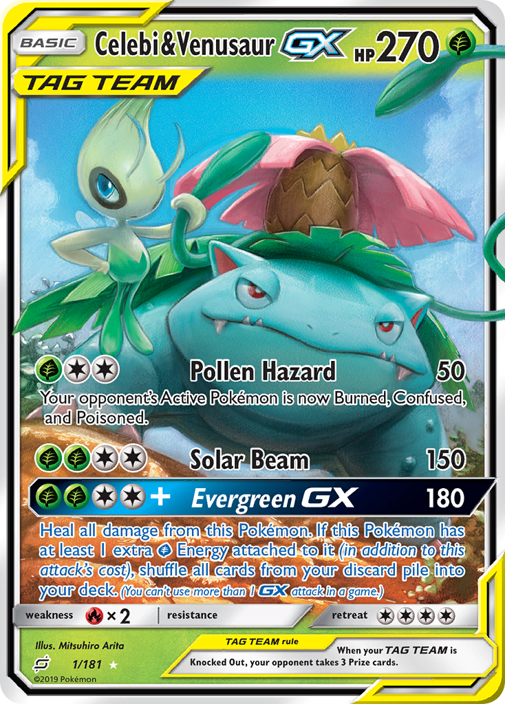 Celebi & Venusaur-GX (English)