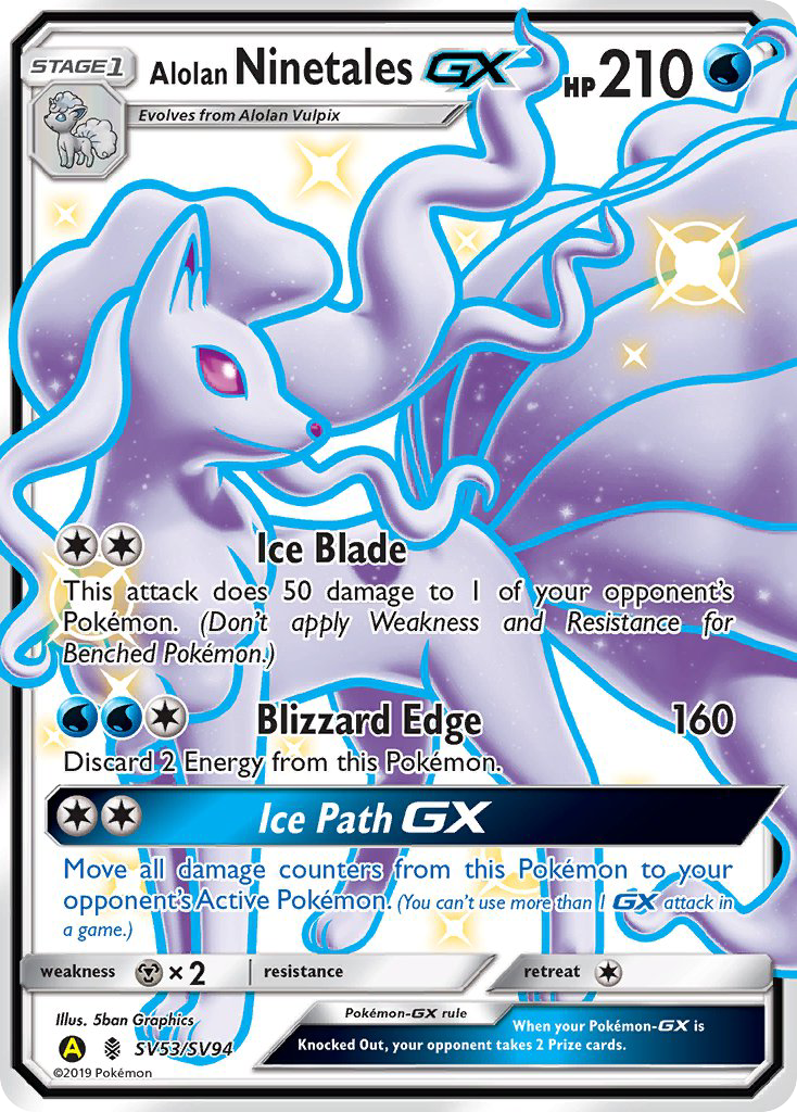 Alolan Ninetales-GX (English)