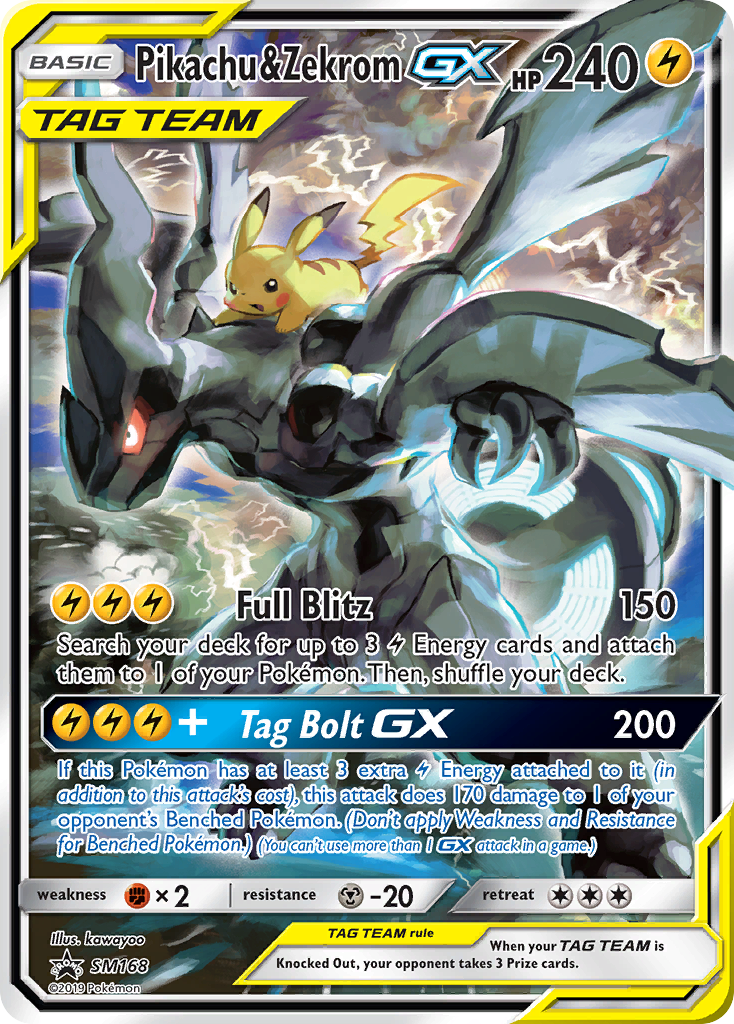 Pikachu & Zekrom-GX (English)