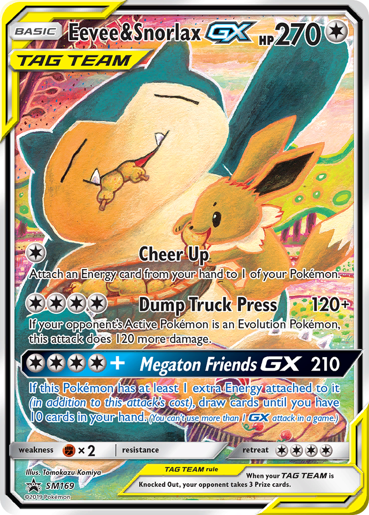 Eevee & Snorlax-GX (English)
