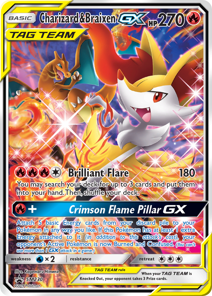 Charizard & Braixen-GX (English)