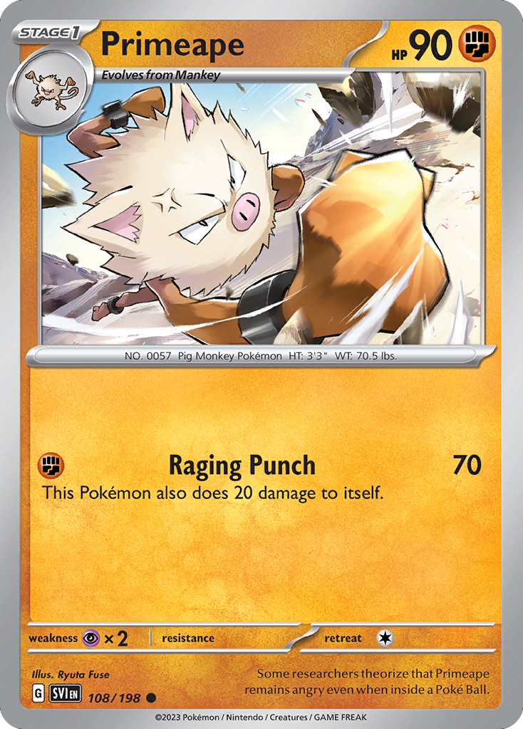 Primeape (English)