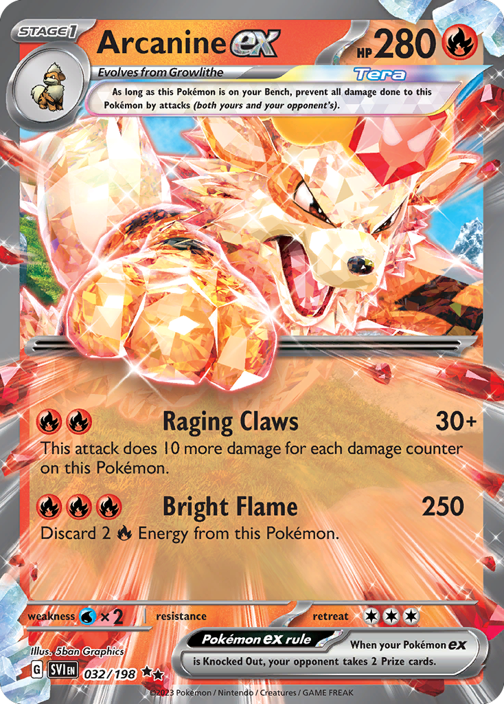 Arcanine ex (English)