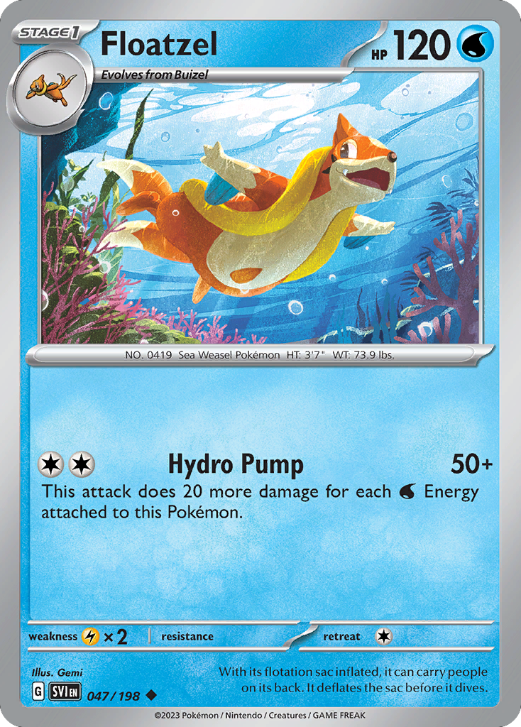 Floatzel (English)