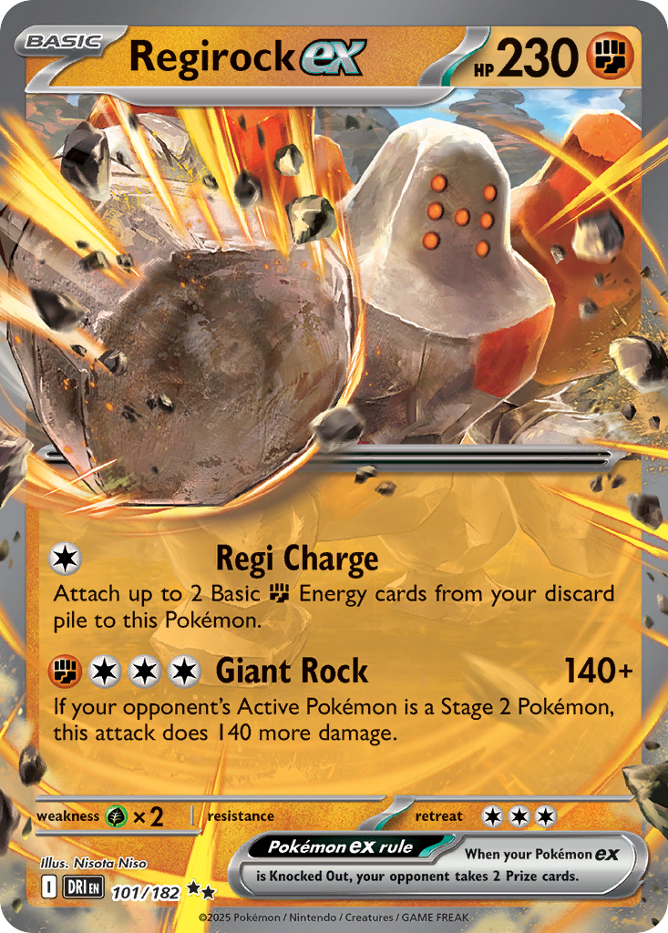 Regirock ex (English)