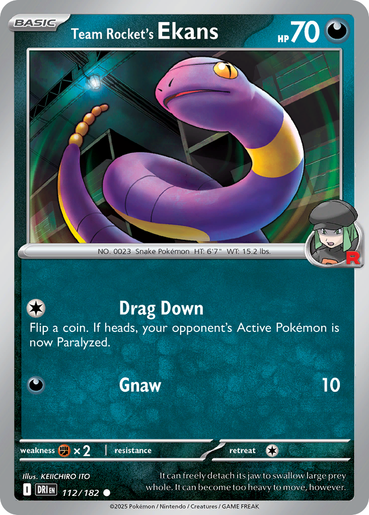 Team Rocket's Ekans (English)