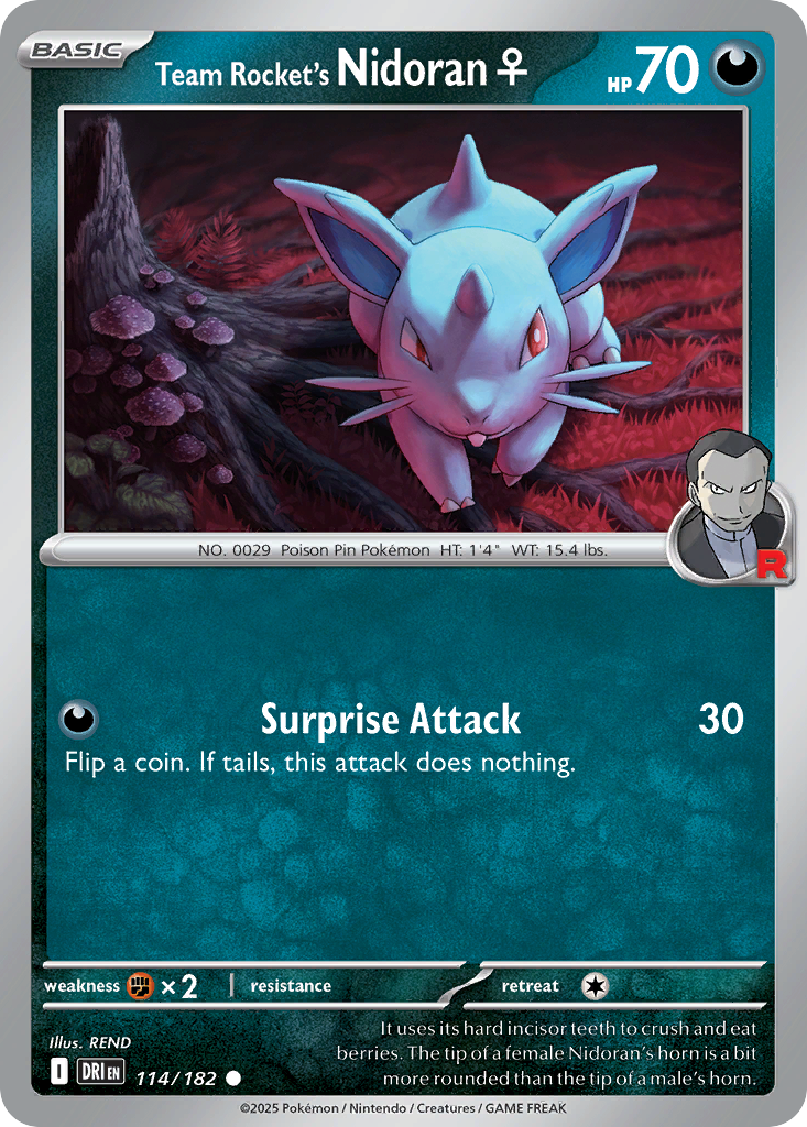 Team Rocket's Nidoran♀ (English)