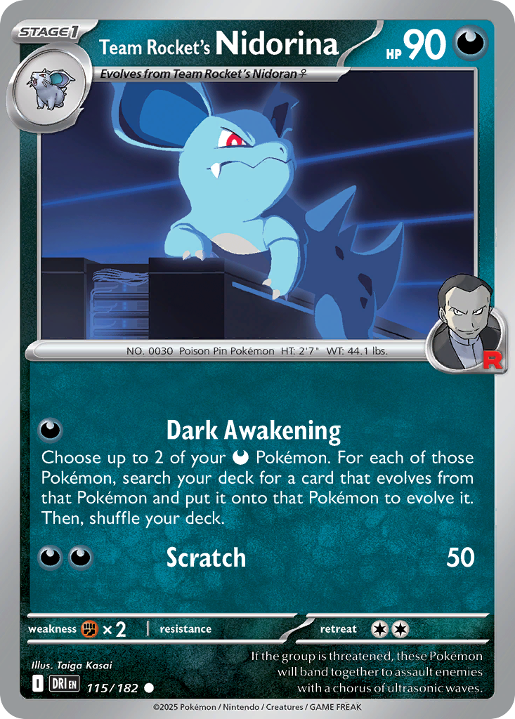 Team Rocket's Nidorina (English)