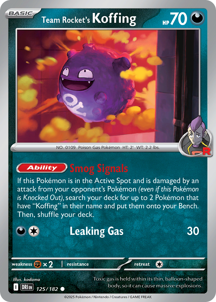 Team Rocket's Koffing (English)