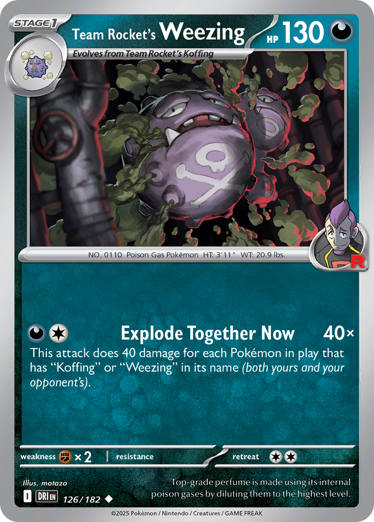 Team Rocket's Weezing (English)