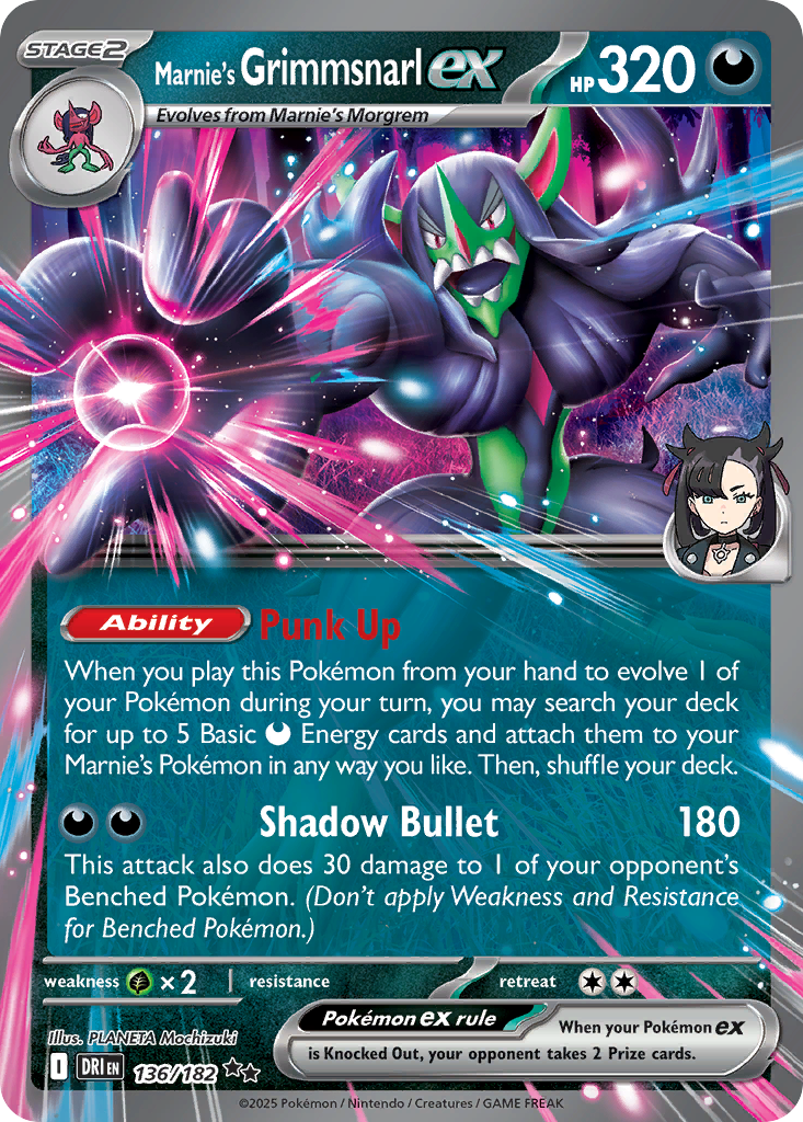 Marnie's Grimmsnarl ex (English)