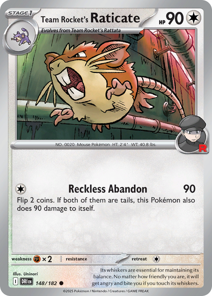Team Rocket's Raticate (English)
